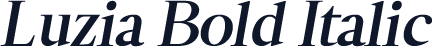 Luzia Bold Italic