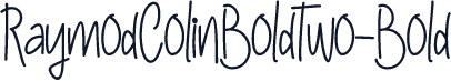 RaymodColinBoldTwo-Bold
