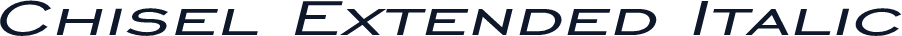 Chisel Extended Italic