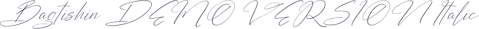 Bagtishin DEMO VERSION Italic