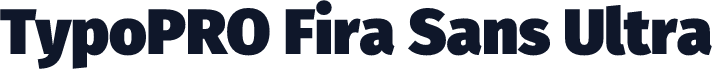 TypoPRO Fira Sans Ultra
