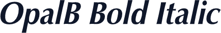 OpalB Bold Italic