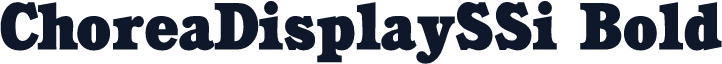 ChoreaDisplaySSi Bold