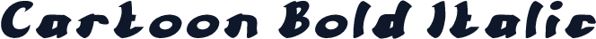Cartoon Bold Italic
