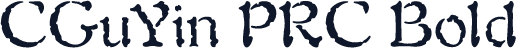 CGuYin PRC Bold