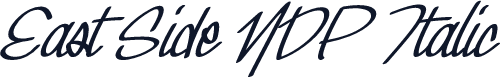 East Side NDP Italic