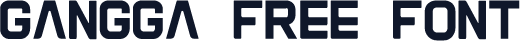 Gangga-Free-Font