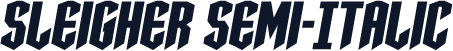Sleigher Semi-Italic