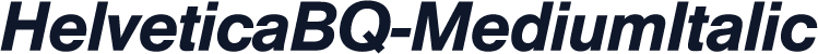 HelveticaBQ-MediumItalic