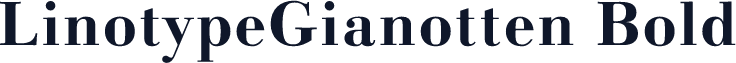LinotypeGianotten Bold