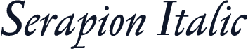 Serapion Italic