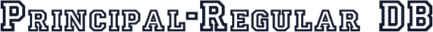 Principal-Regular DB