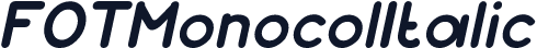 FOTMonocolItalic