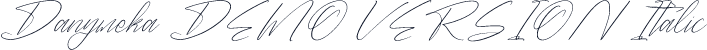 Danymeka DEMO VERSION Italic
