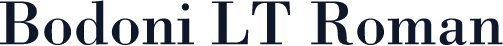 Bodoni LT Roman