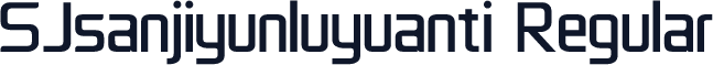 SJsanjiyunluyuanti Regular
