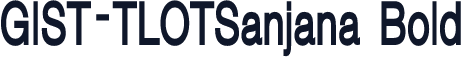 GIST-TLOTSanjana Bold