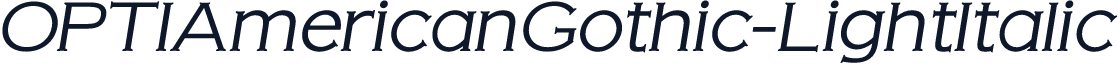 OPTIAmericanGothic-LightItalic