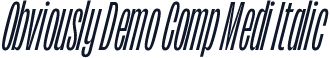 Obviously Demo Comp Medi Italic