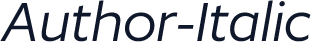 Author-Italic