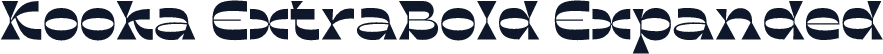 Kooka ExtraBold Expanded