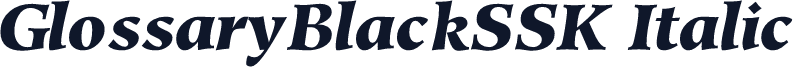 GlossaryBlackSSK Italic