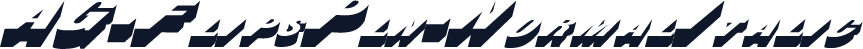 AG-FlipsPln-NormalItalic
