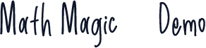 Math Magic - Demo
