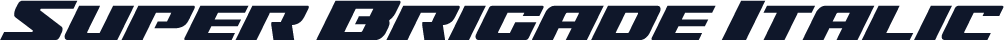 Super Brigade Italic