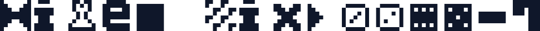 Pixel Dingbats-7