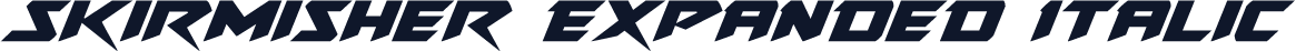 Skirmisher Expanded Italic