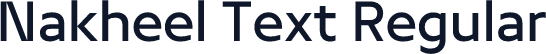 Nakheel Text Regular