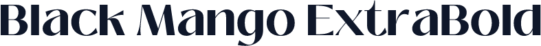Black Mango ExtraBold