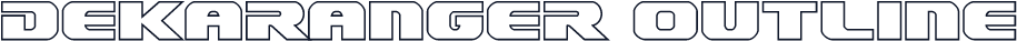 Dekaranger Outline