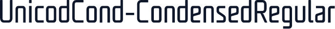 UnicodCond-CondensedRegular