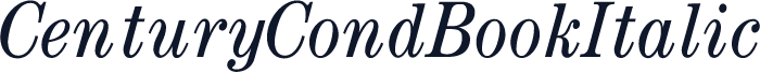 CenturyCondBookItalic