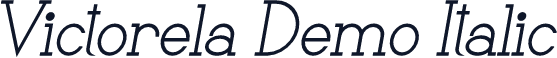 Victorela Demo Italic