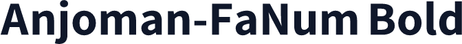 Anjoman-FaNum Bold