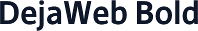 DejaWeb Bold