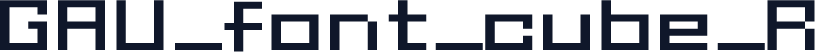 GAU_font_cube_R
