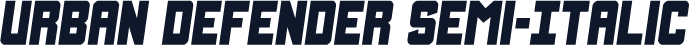 Urban Defender Semi-Italic