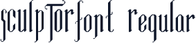 SCULPTORfont Regular