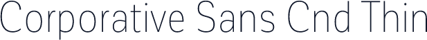 Corporative Sans Cnd Thin
