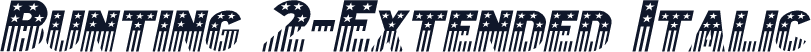 Bunting 2-Extended Italic