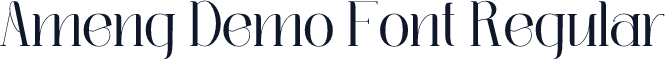 Ameng Demo Font Regular