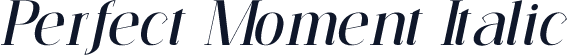 Perfect Moment Italic