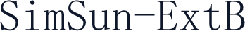 SimSun-ExtB