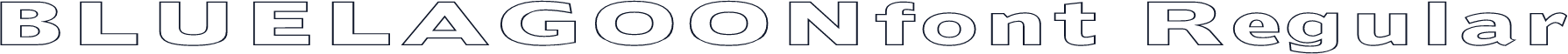 BLUELAGOONfont Regular