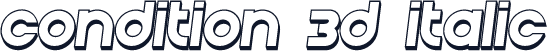 Condition 3D Italic