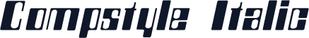 Compstyle Italic